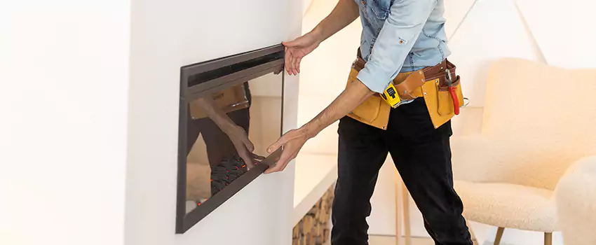 Metal Fireplace Installation in Carson City, Nevada