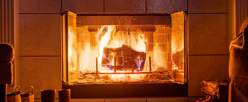 Mendota Hearth Landscape Fireplace Installation in Carson City, Nevada